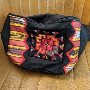 Hand-stitched fanny pack / waist bag / waist pouch